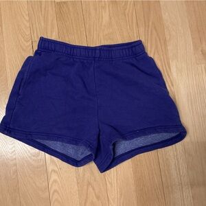 TNA cozy boyfriend Deep Blue Shorts